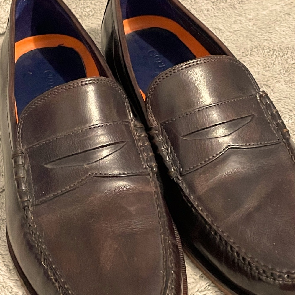 Cole Han City Loafers Men's Shoes, Size 11 Brown Slip-on Slipper Mint Cond.